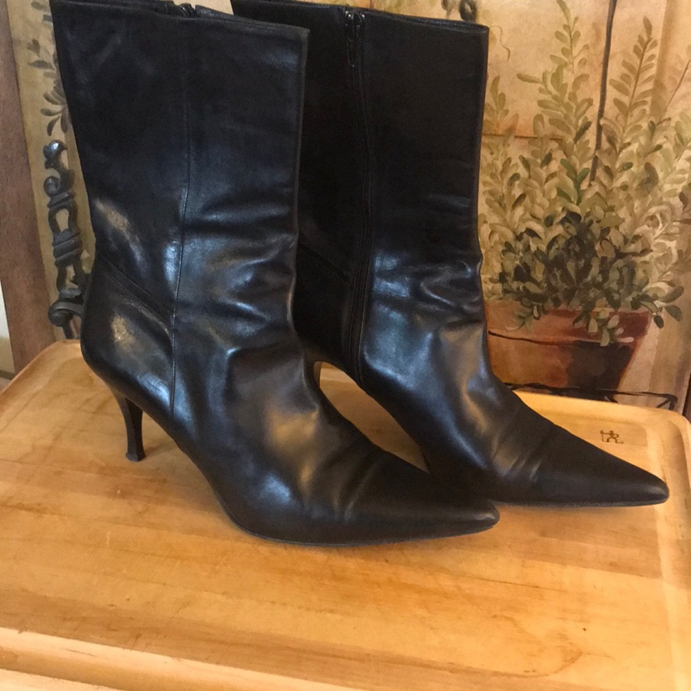 Cole Haan Black Angle Boots